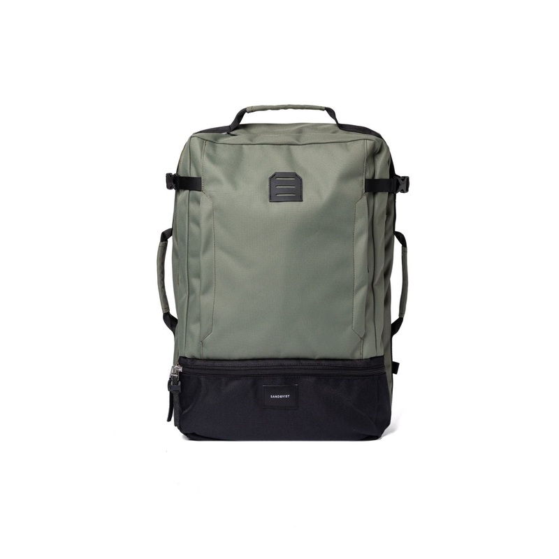 Sandqvist Otis Backpack – Multi Clover Green