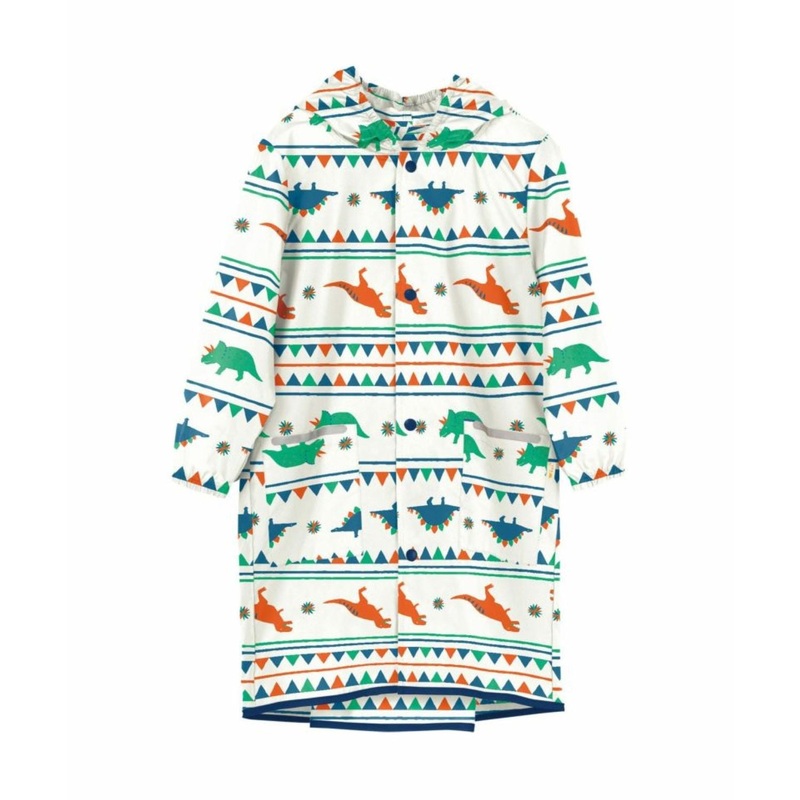WPC Kids Rain Coat Large (120cm-140cm) (Dinosaur)