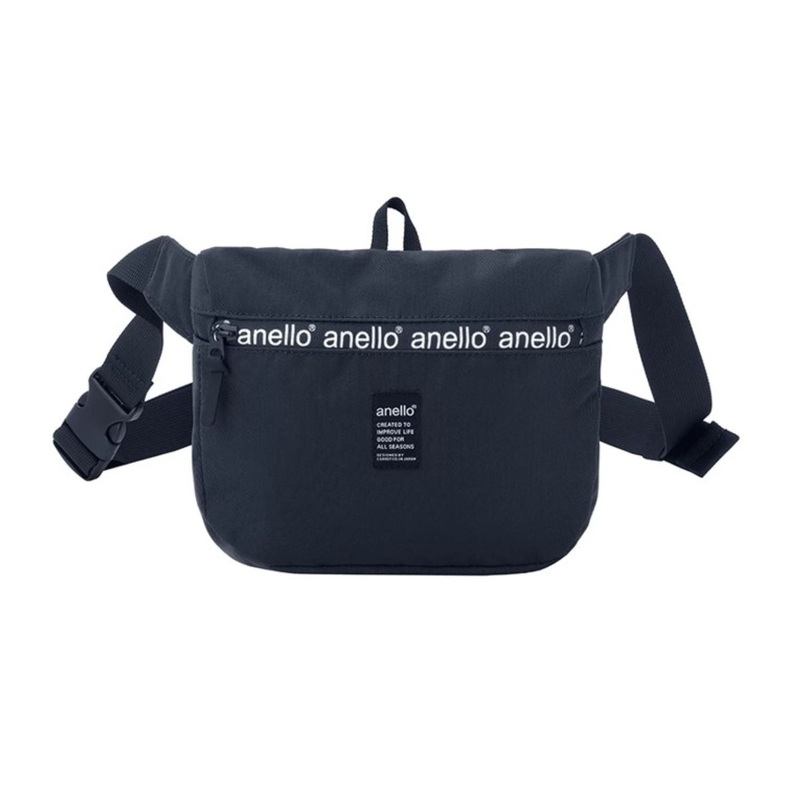 Anello Zip Waist Bag (Black)|Black