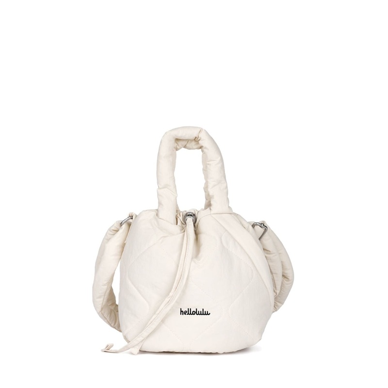 Hellolulu Clio 2 Sided Shoulder Bag S (Ivory White)