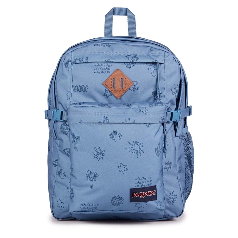 Jansport Main Campus Backpack – Sunny Sketches Blue
