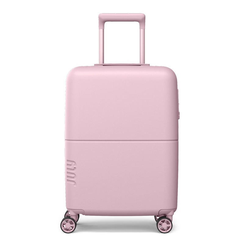 July Carry On Light Expandable Polycarbonate 21 Luggage – Blush Pink