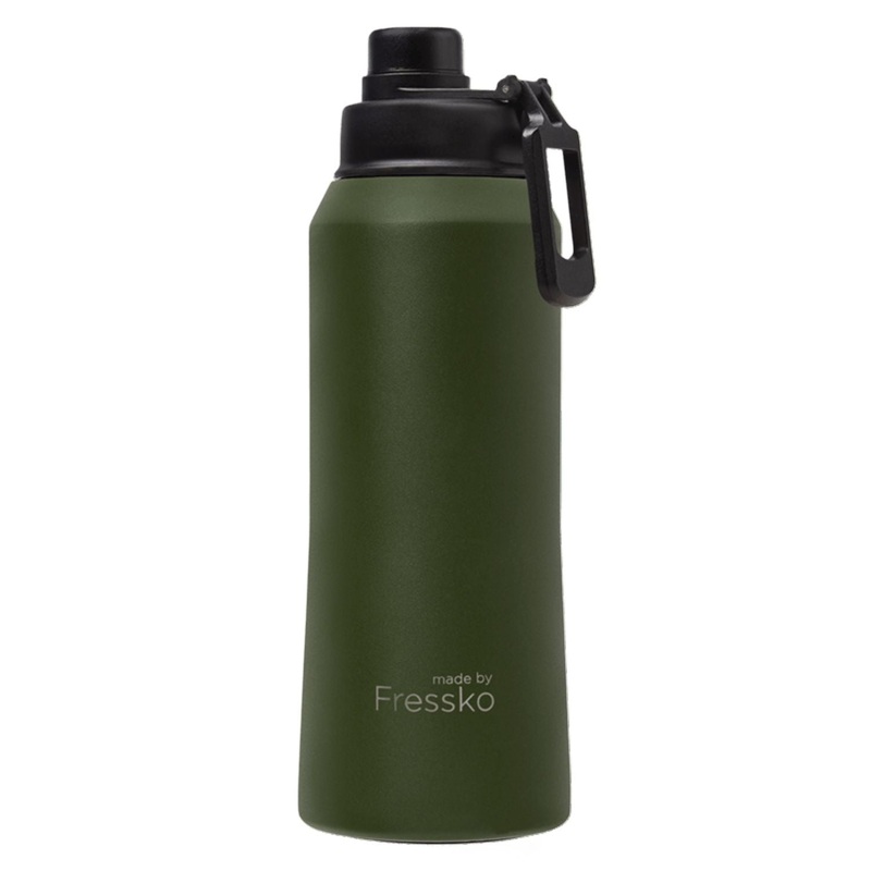 Made By Fressko Core 34oz Insulated Stainless Steel Drink Bottle – Khaki