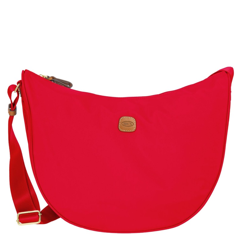 BRIC’S X-Bag Half Moon Bag – Large (Geranium)