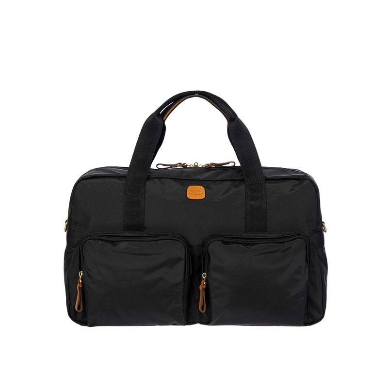 BRIC’S X-Travel Holdall Multipocket Duffel Bag – Small (Black)