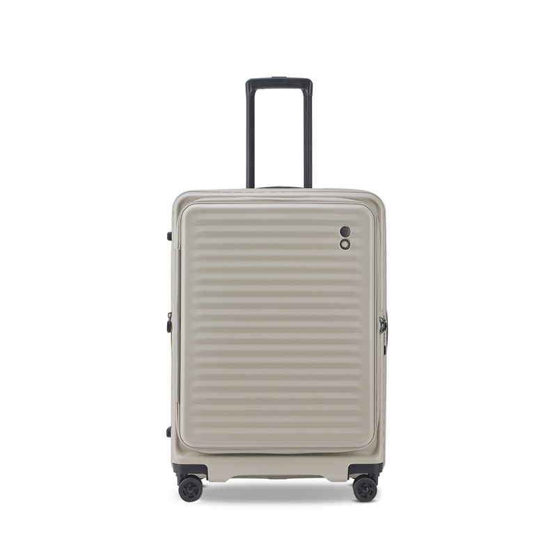 Echolac Celestra 24 Medium Upright Luggage With Front Access Opening (Sandwhite)