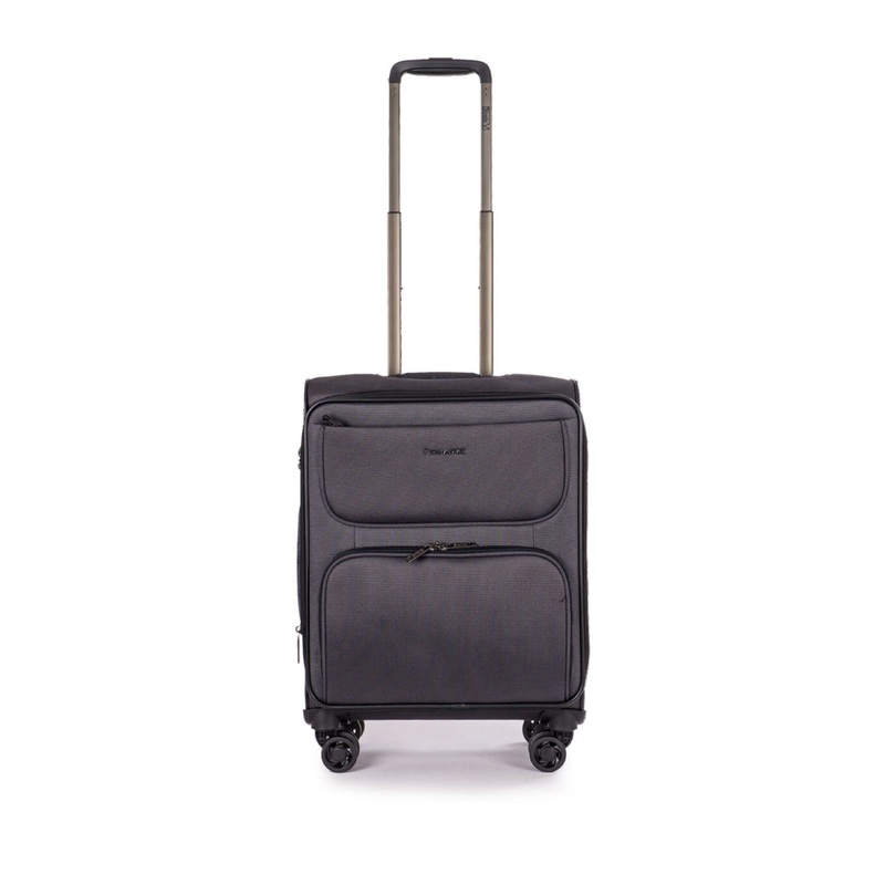 Stratic Bendigo Light + Suitcase S With Front Access Opening – Black