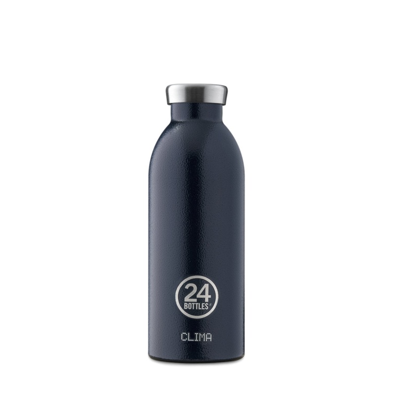 24 Bottles Clima 500ML Insulated Water Bottle – Rustic Deep Blue