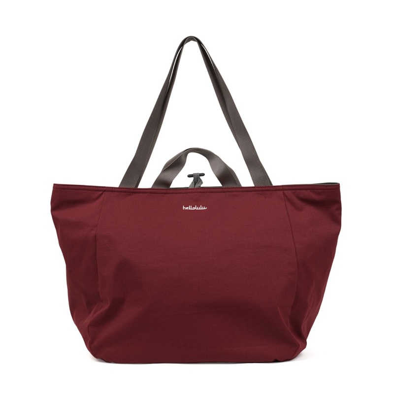 Hellolulu Jake Double Sided 2 Way Tote Recycled (Berry Wine/Glacier Gray)