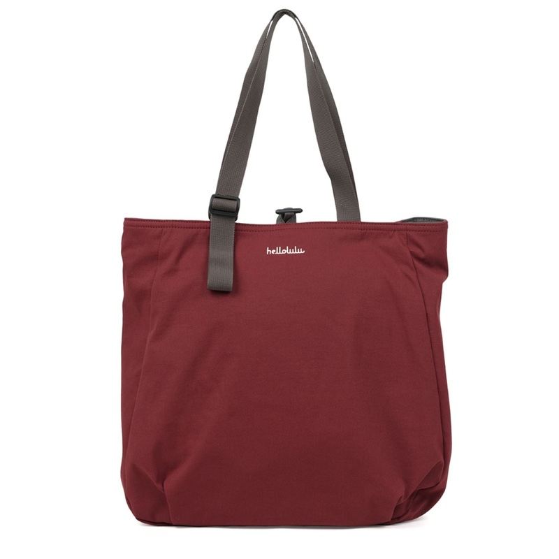 Hellolulu Jonna Double Sided Versatile Tote Recycled (Berry Wine/Glacier Gray)