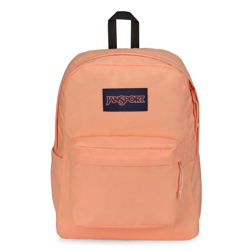 Jansport Superbreak Plus Backpack – Peach Neon