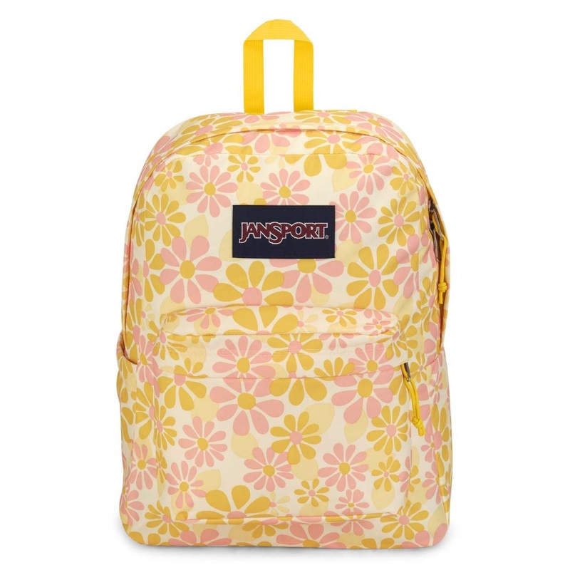 Jansport Superbreak Plus Backpack – Skip Daisy Yellow