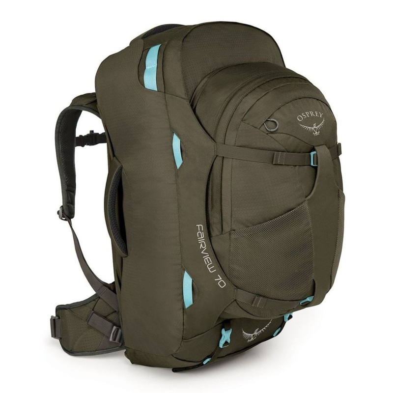 Osprey Fairview Travel Pack 70 Backpack – Small/Medium – Women’s Travel – Trekking (Misty Grey)