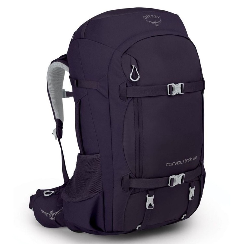 Osprey Fairview Trek Travel Pack 50 Backpack – Women’s Travel Pack – Backpacking (Amulet Purple)