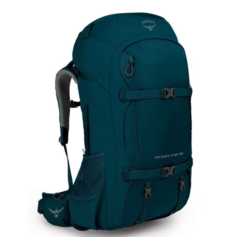Osprey Farpoint Trek Travel Pack 55 Backpack – Men’s Travel Pack – Backpacking (Petrol Blue)