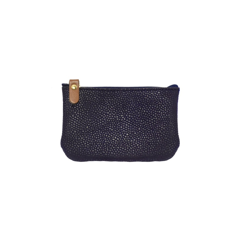Bric’s Life XS Pouch (Blue/Tan)