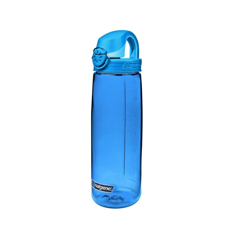 Nalgene 24oz On-The-Fly (OTF) Sustain Water Bottle – Slate Blue with Glacial Cap