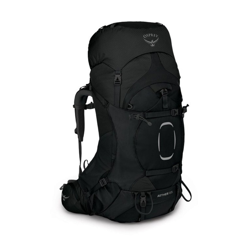 Osprey Aether 65 Backpack L/XL – Men’s Backpacking (Black)