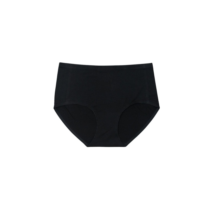 Paire BioTracker Mid Waisted Full Brief (Black) – M