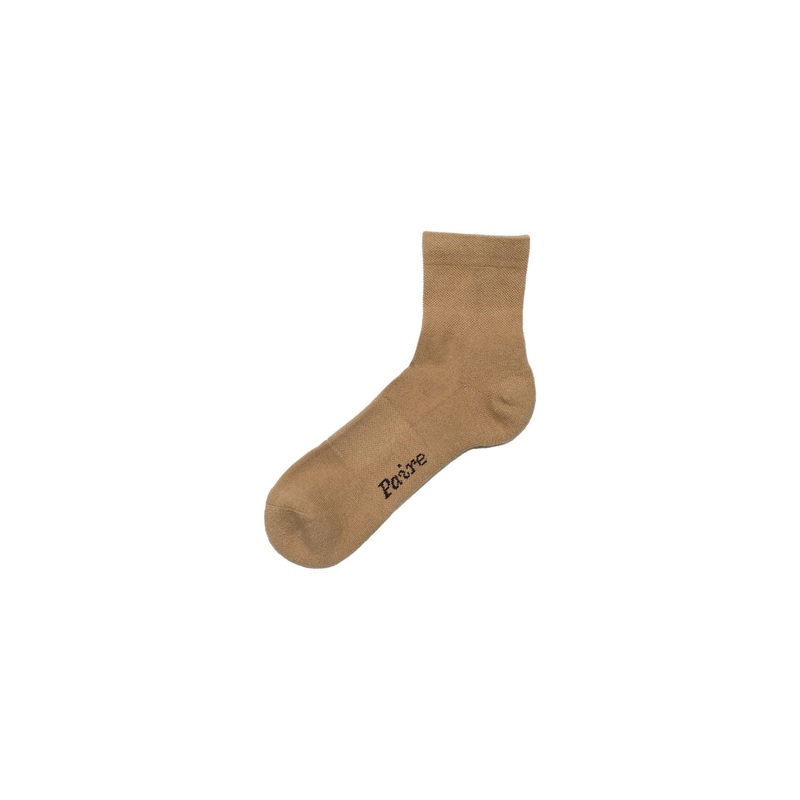Paire Botanic Merino Wool-Blend Quarter Sock (Chai) – L