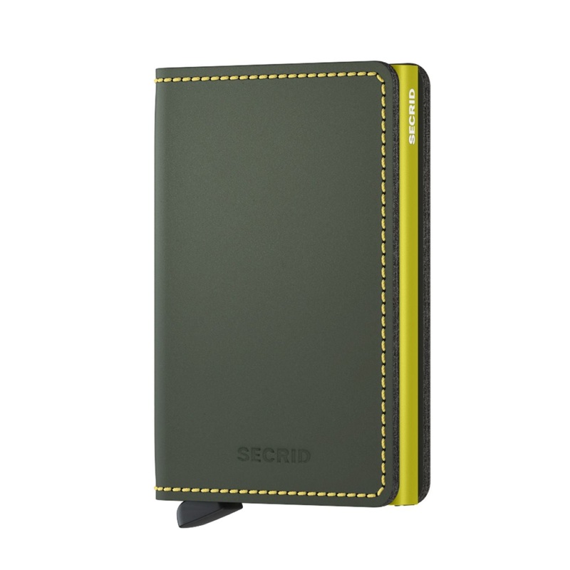 Secrid Slimwallet – Matte Green & Lime