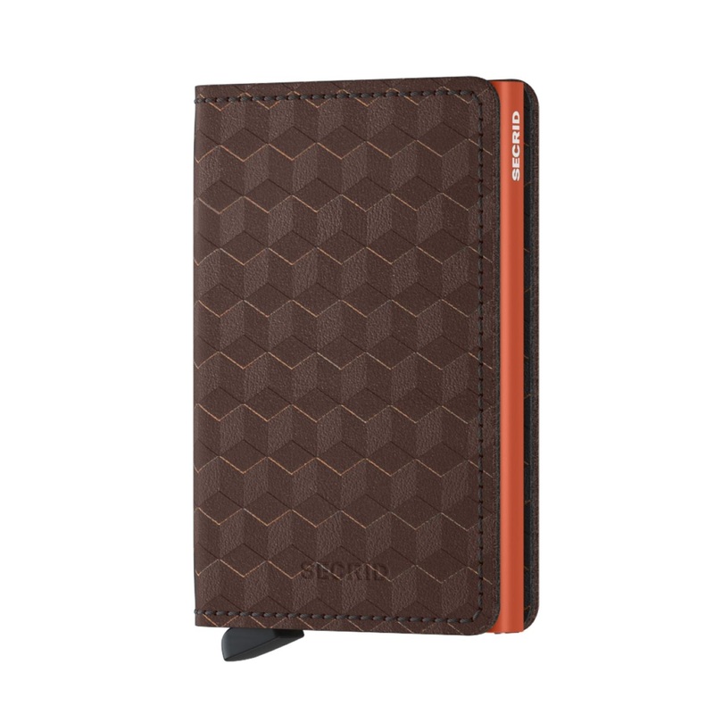 Secrid Slimwallet – Optical Brown-Orange