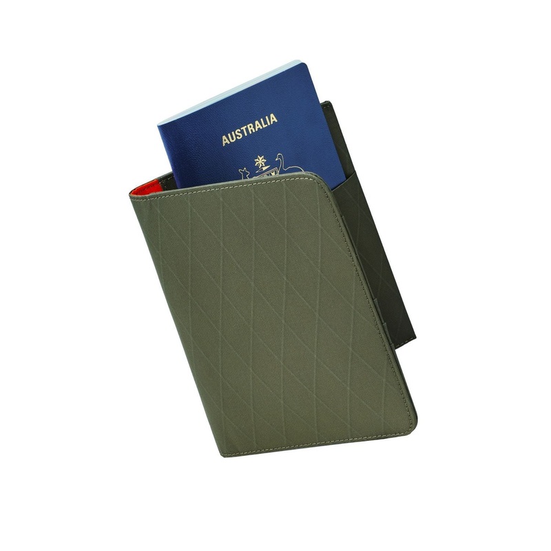 ALPAKA ARK Bifold Passport Wallet X-Pac VX21 (Dark Green)
