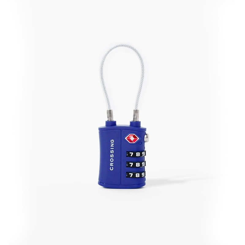 Crossing Ultra-Light TSA 3-Dial Cable Lock – Marian Blue