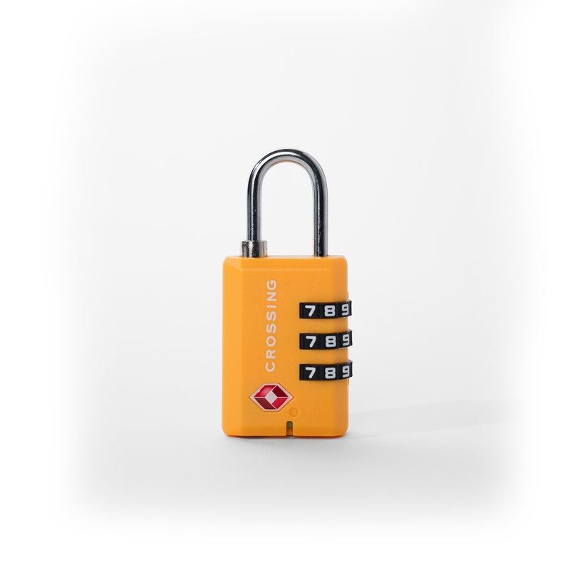 Crossing Ultra-Light TSA 3-Dial Travel Lock – Tuscany Yellow