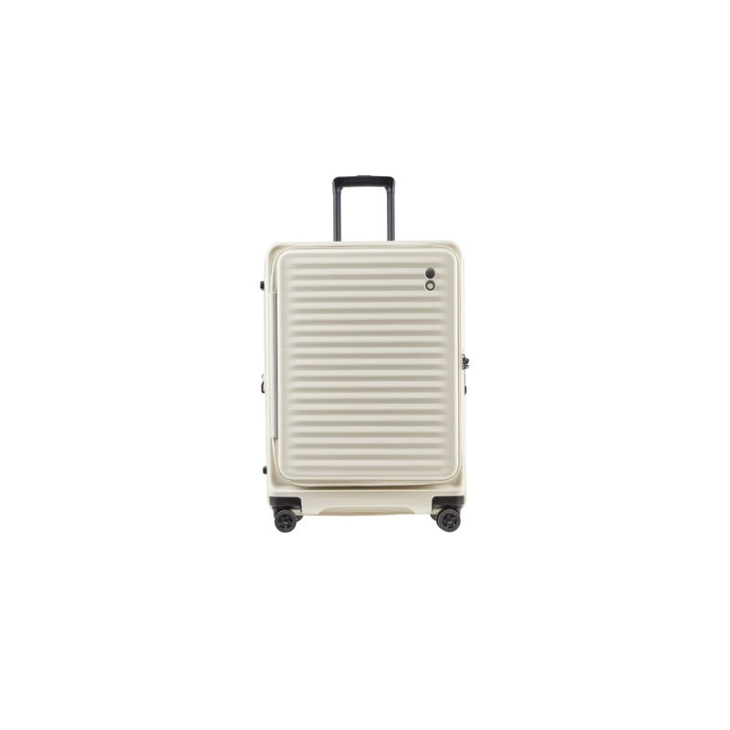Echolac Celestra 20 Carry On Upright Luggage With Front Access Opening (Light Mocha)