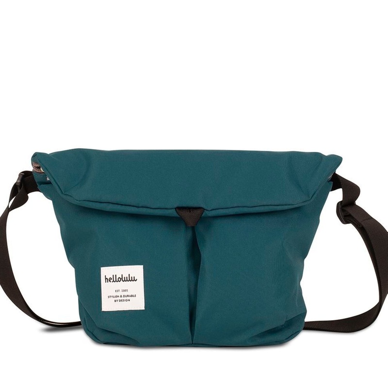 Hellolulu Mini Kasen All Day Shoulder Bag (Teal)
