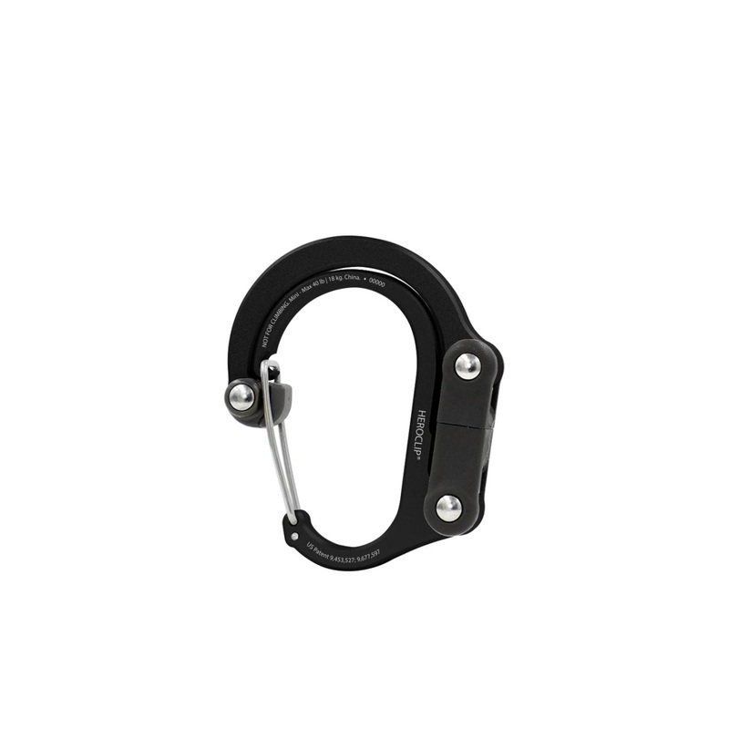 Heroclip Carabiner Mini – Stealth Black