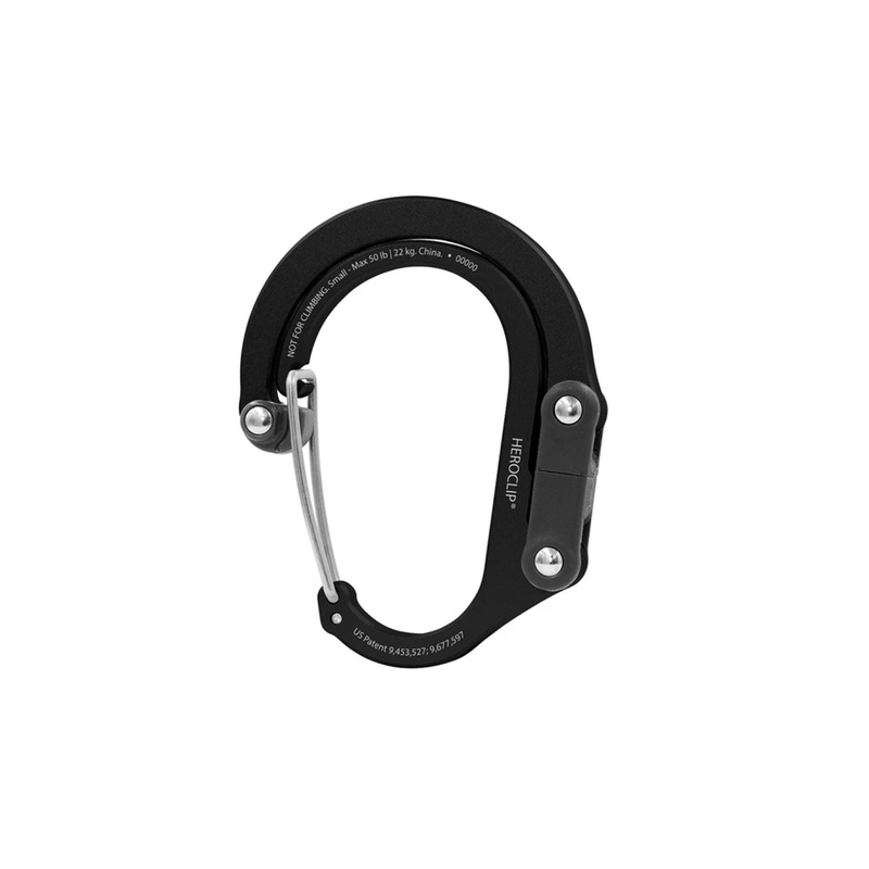Heroclip Carabiner Small – Stealth Black
