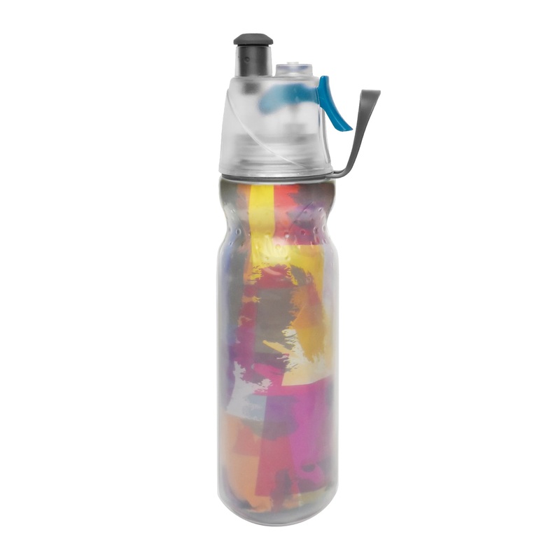 O2COOL Arctic Squeeze Mist ‘N Sip Insulated Water Bottle 20oz (Artist C)