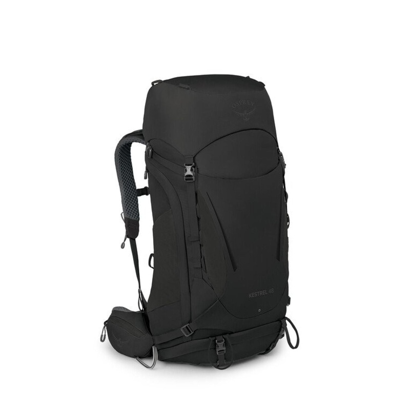 Osprey Kestrel 48 Backpack – Small/Medium – Backpacking (Black)
