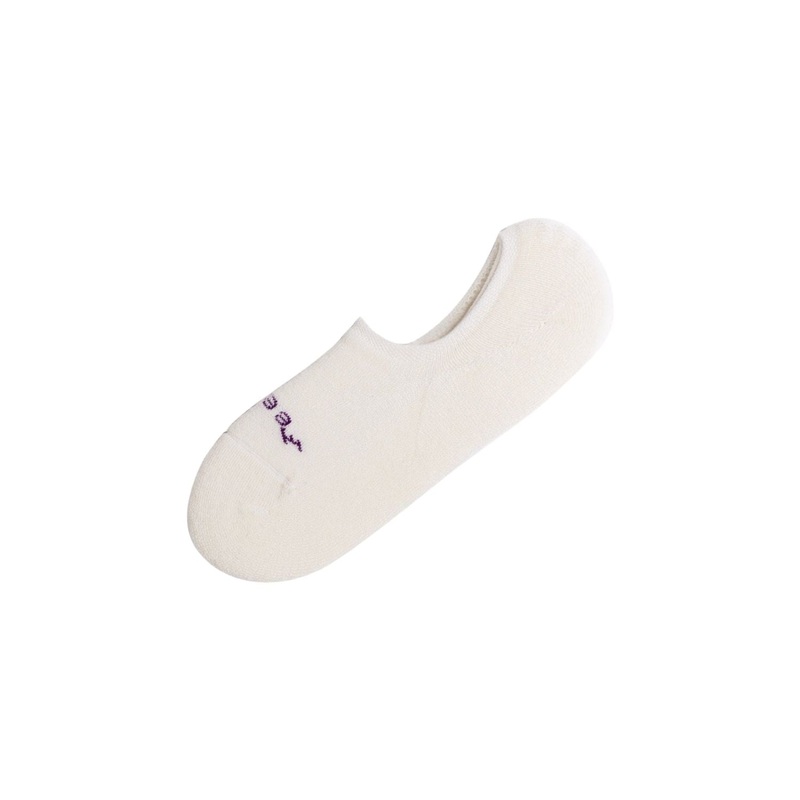 Paire Merino Wool-Blend No-Show Sock (Snow) – M