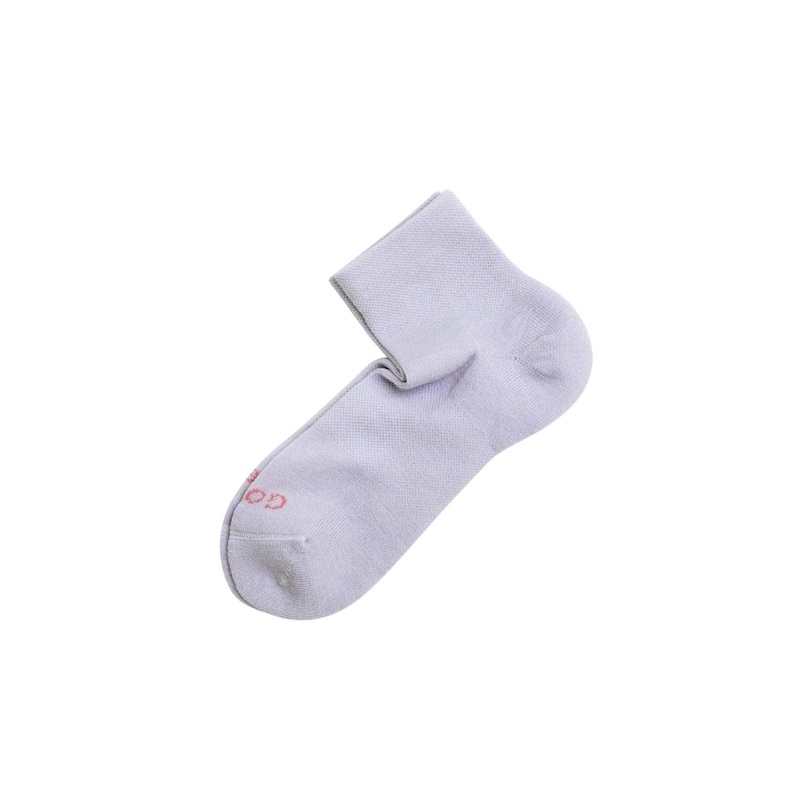 Paire Merino Wool-Blend Quarter Sock (Fog) – L