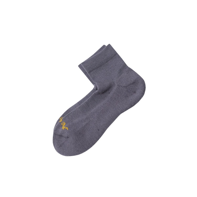 Paire Merino Wool-Blend Quarter Sock (Shadow) – S