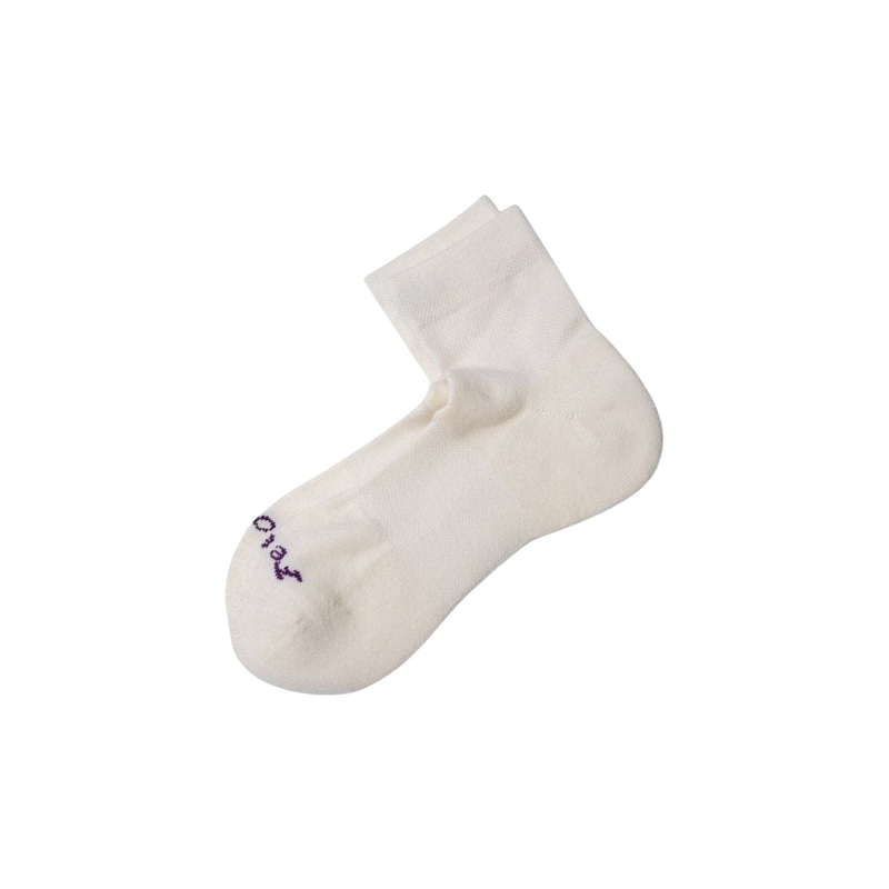 Paire Merino Wool-Blend Quarter Sock (Snow) – M