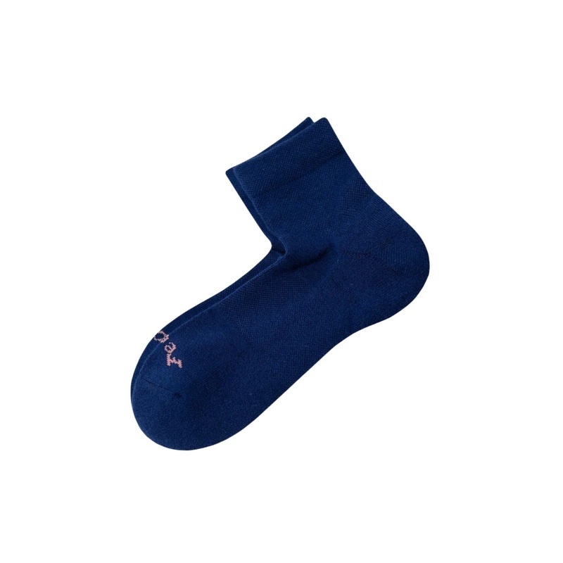 Paire Merino Wool-Blend Quarter Sock (Stormy Blue) – M