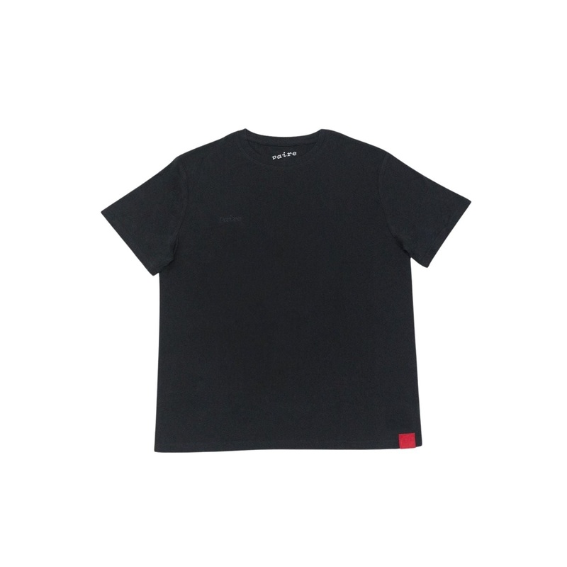 Paire Merino Wool-Blend T-Shirt Unisex (Black) – S