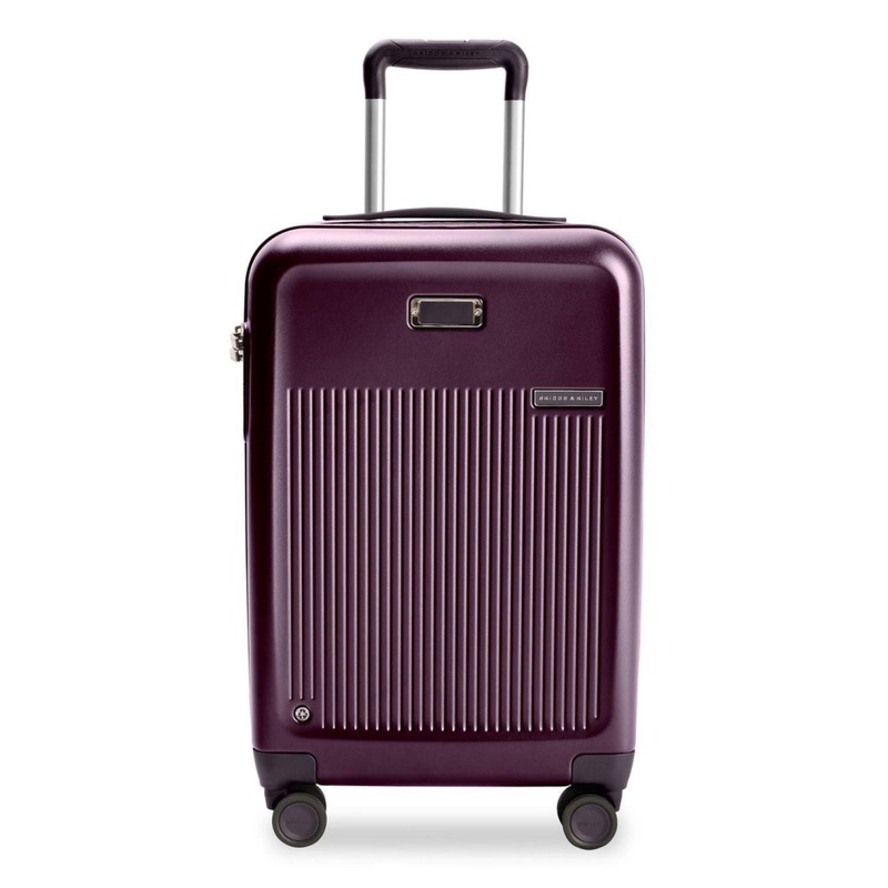 Briggs & Riley Sympatico 3.0 Essential Carry On Expandable Spinner 22 – Plum
