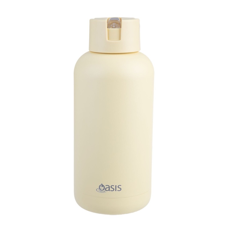 Oasis Stainless Steel Insulated Ceramic Moda Bottle 1.5L – Daffodil