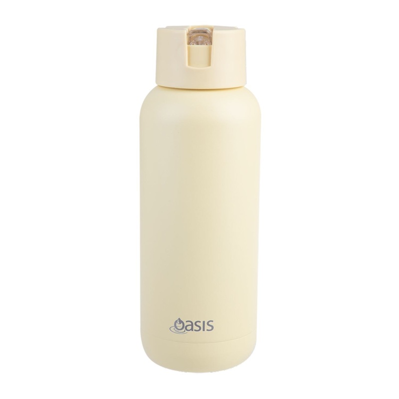 Oasis Stainless Steel Insulated Ceramic Moda Bottle 1L – Daffodil