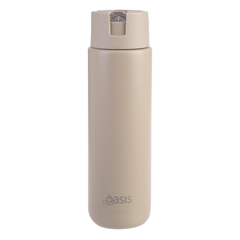 Oasis Stainless Steel Insulated Ceramic Moda Bottle 700ML – Latte