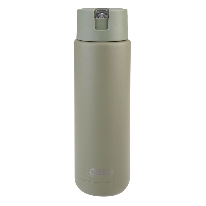 Oasis Stainless Steel Insulated Ceramic Moda Bottle 700ML – Olive Green