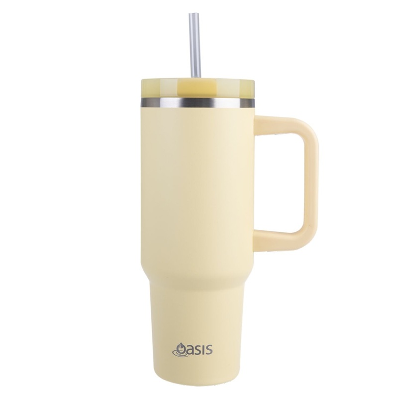 Oasis Stainless Steel Insulated Commuter Travel Tumbler 1.2L – Daffodil
