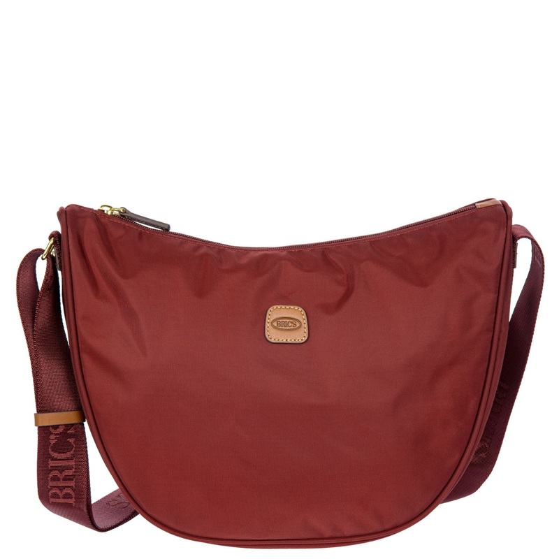 Bric’s X-Bag Half Moon Bag-M (Bordeaux)