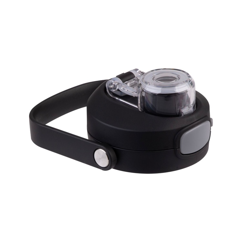 Oasis Ceramic S/S Triple Wall Capri Quick Release Drink Bottle Cap Only – Black