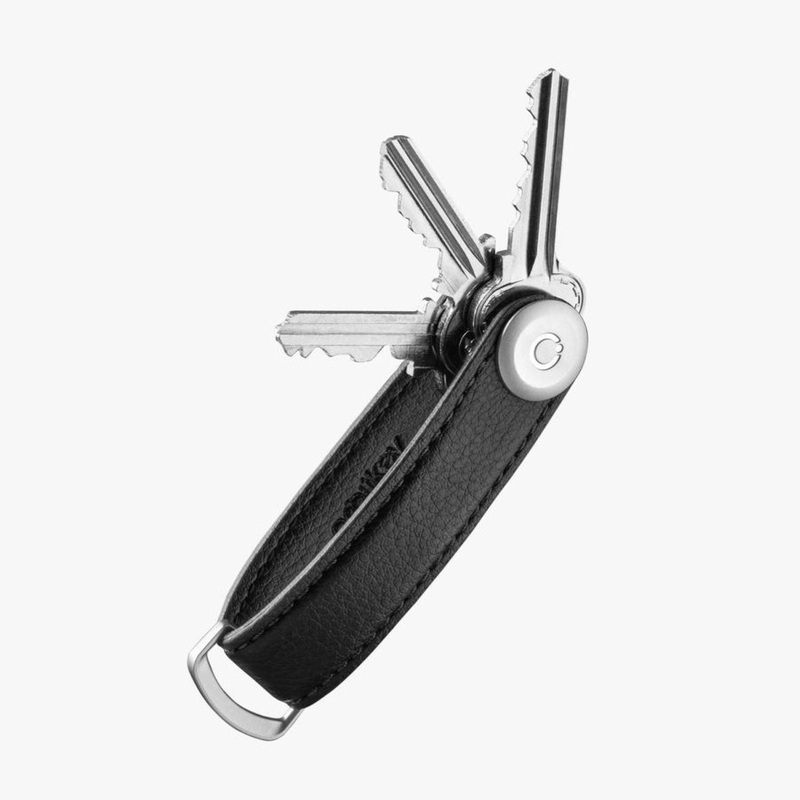 Orbitkey Cactus Leather Key Organiser 2.0 (Black)